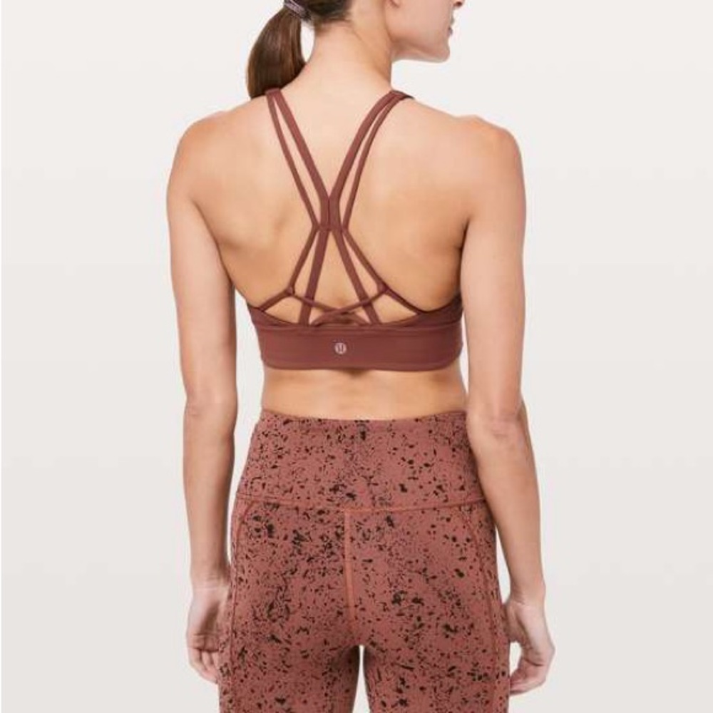 LULULEMON Ride & Reflect Bra *Lululemon X SoulCycle - Adobe Dust - W2BG1S - Sz 4